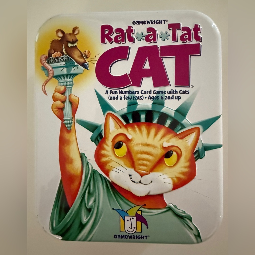 Rat a Tat Cat Fun Numbers Card Game